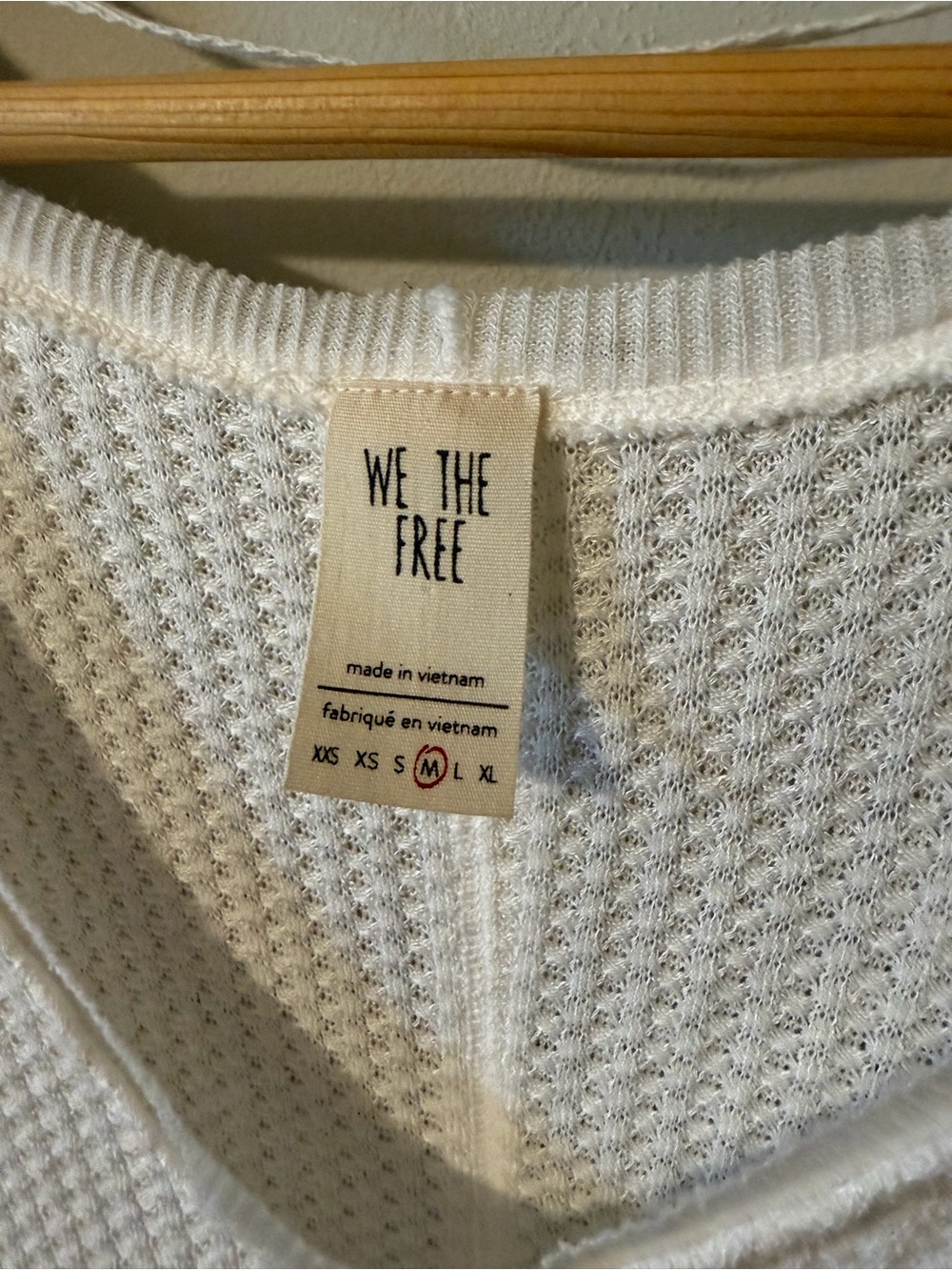 Free People Catalina Thermal Top Ivory Medium - Picture 4 of 8